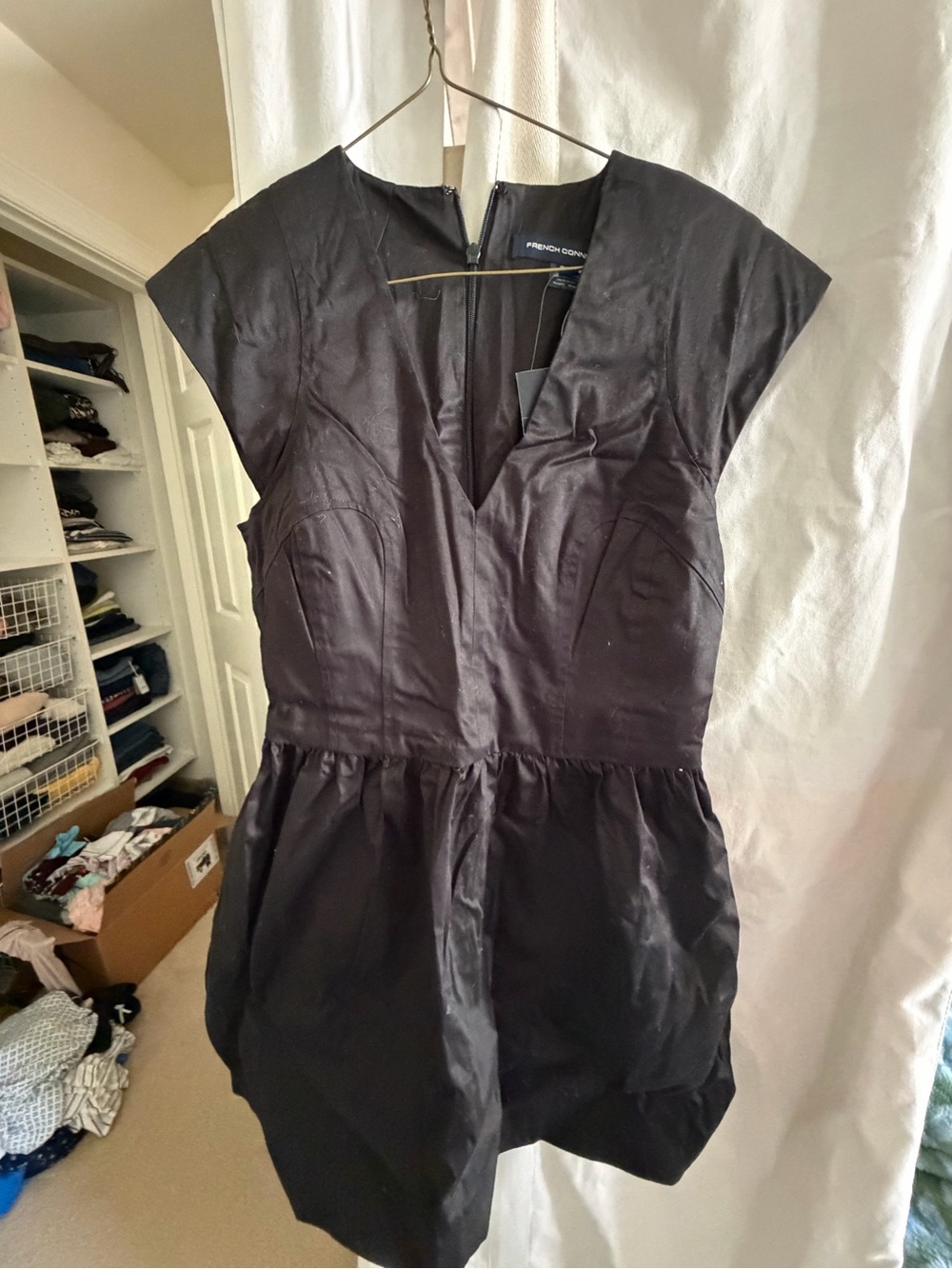 French Connection Black Cocktail Dress with Tag